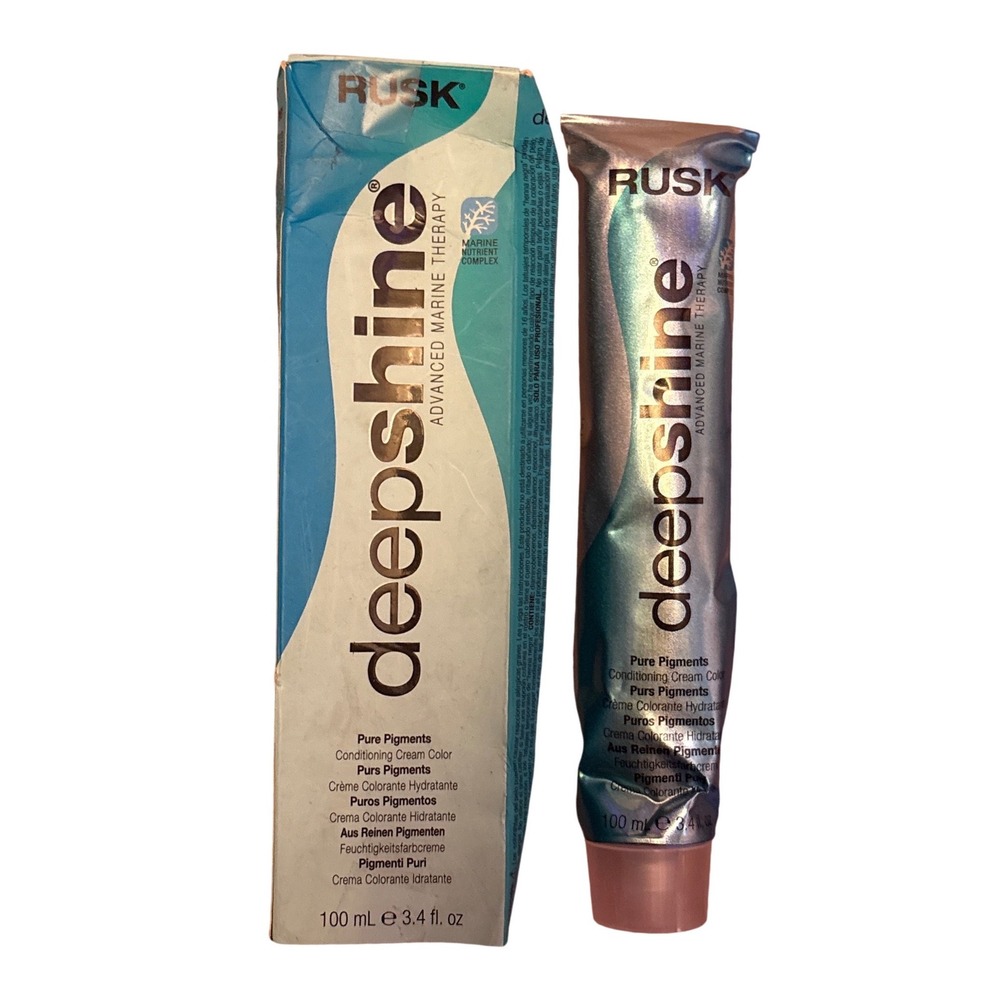 NEW Rusk Deepshine 6.00NC Dark Blonde Natural Cool Hair Color 100ml